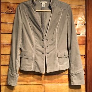 White House Black Market 8 Light Gray Jacket